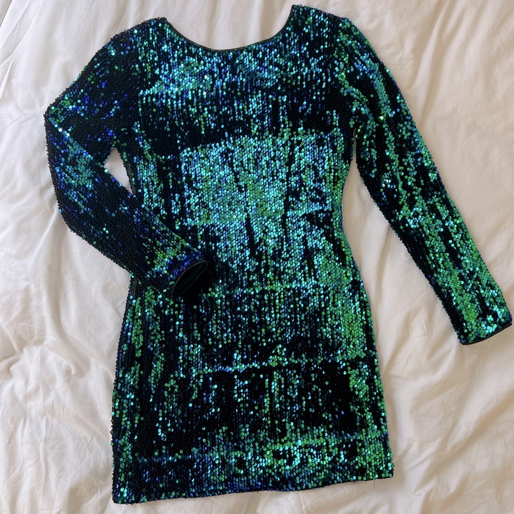 Sequins mini dress